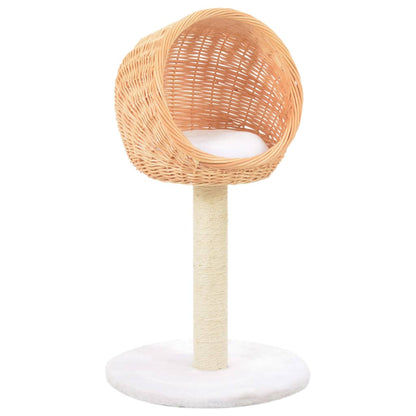 Cat scratching post with sisal scratching post natural willow wood