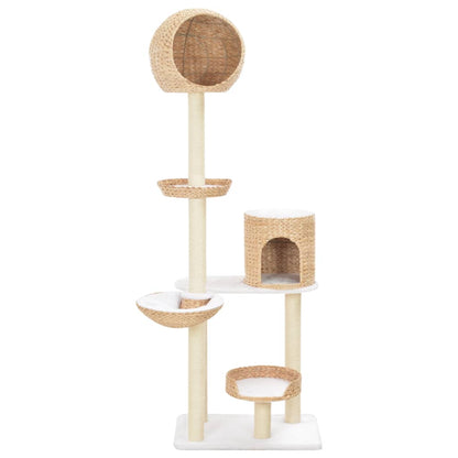 Cat scratching post with sisal scratching post seagrass
