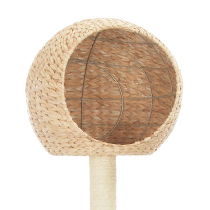Cat scratching post with sisal scratching post seagrass