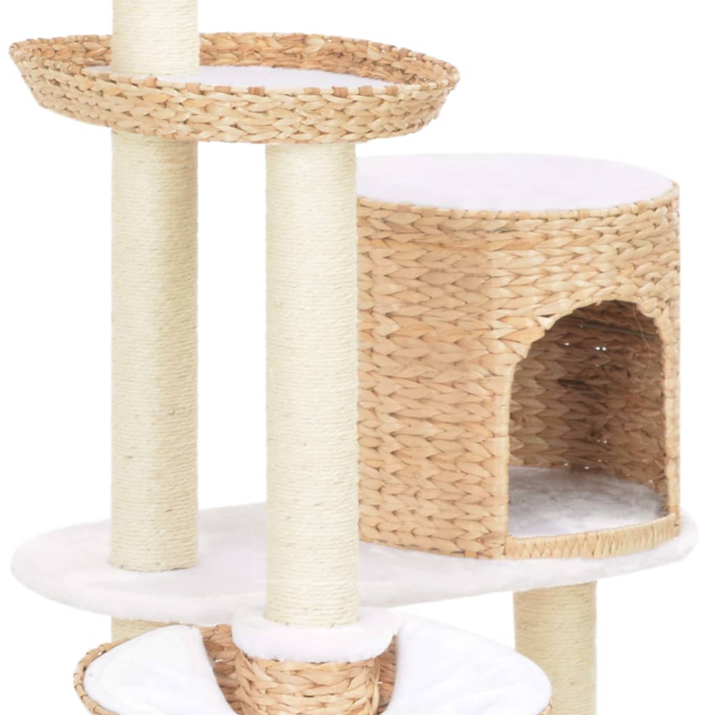 Cat scratching post with sisal scratching post seagrass