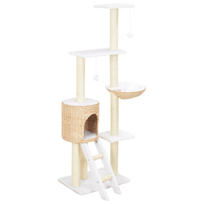 Cat scratching post with sisal scratching post seagrass