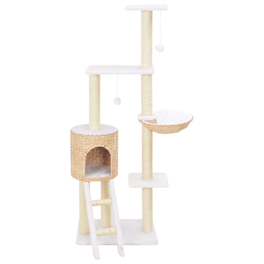 Cat scratching post with sisal scratching post seagrass