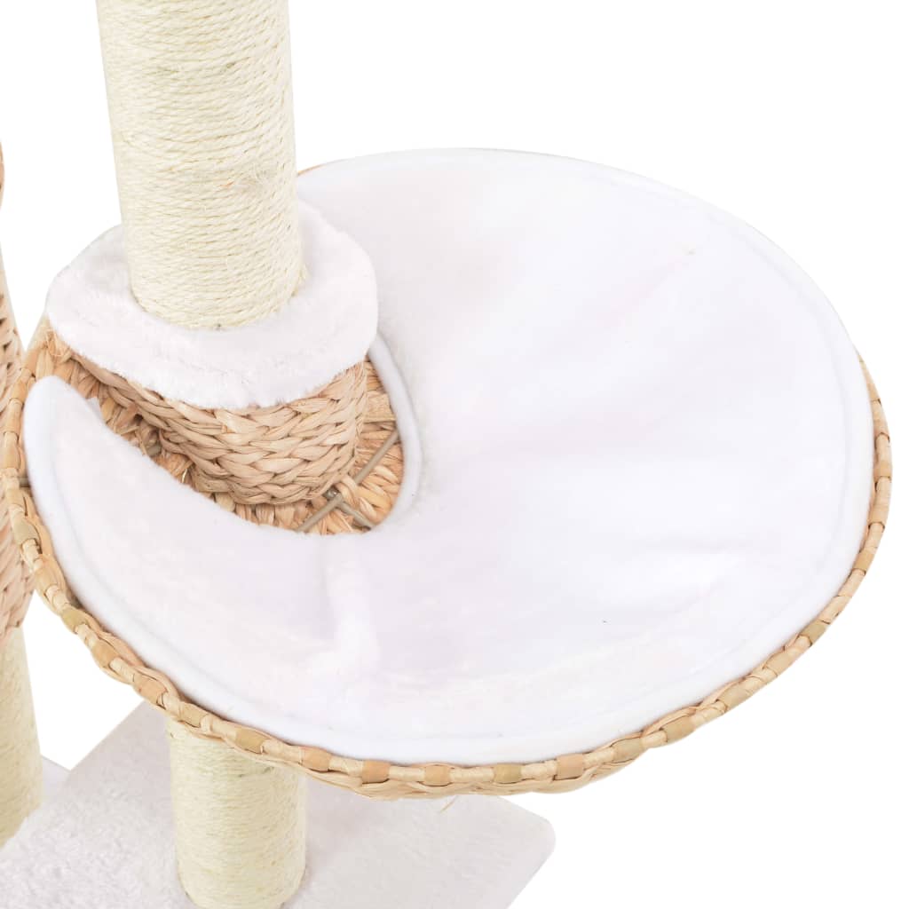 Cat scratching post with sisal scratching post seagrass