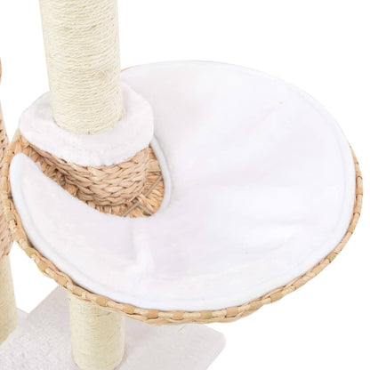 Cat scratching post with sisal scratching post seagrass