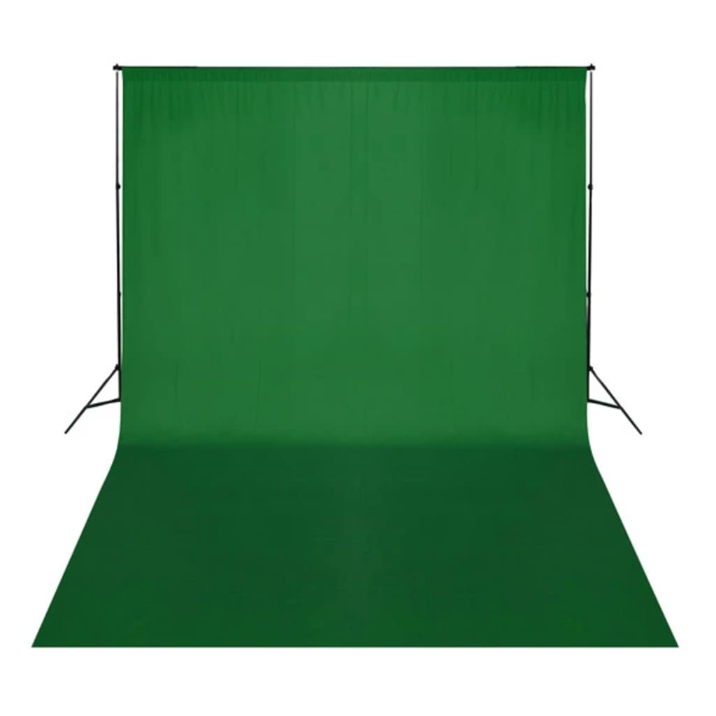 Achtergrond zonder standaard chromakey 500x300 cm katoen groen