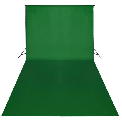 Achtergrond zonder standaard chromakey 600x300 cm katoen groen