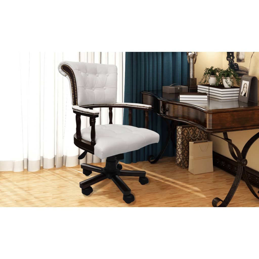 Office chair swivel white