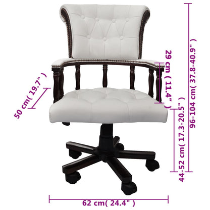 Office chair swivel white