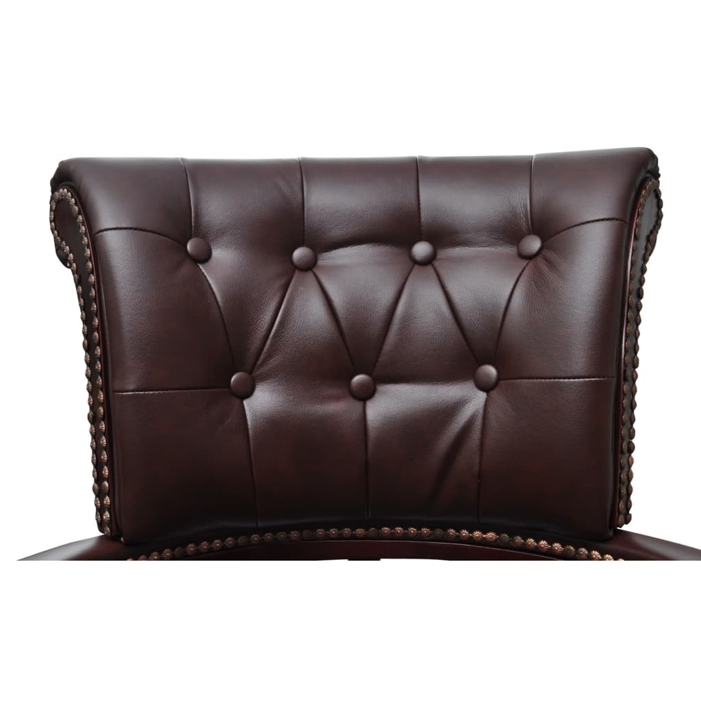 Office chair swivel brown