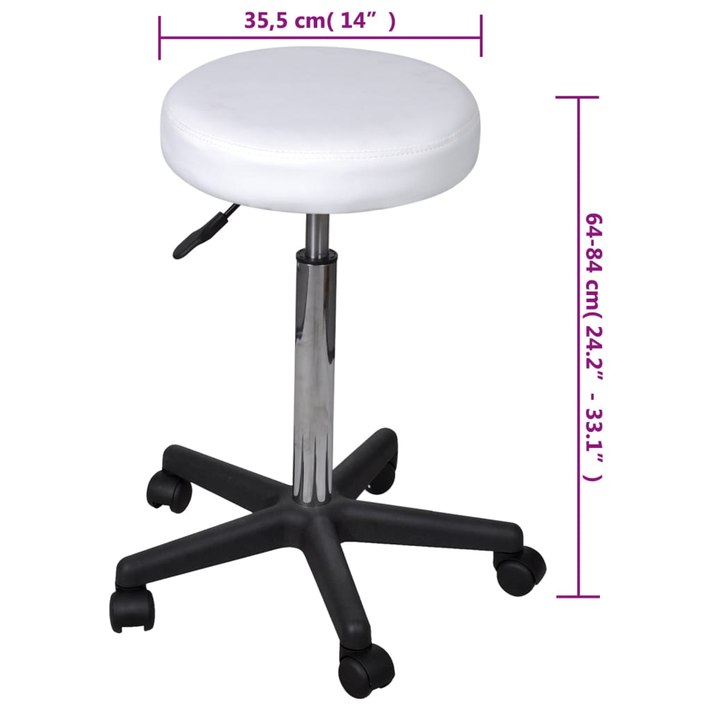 Office stool white