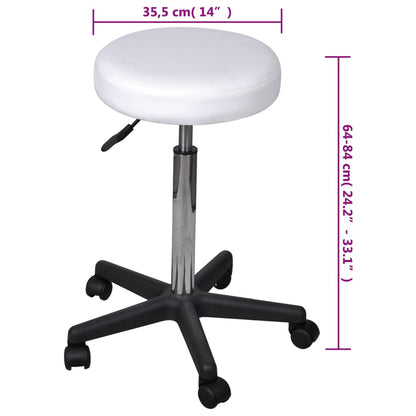 Office stool white