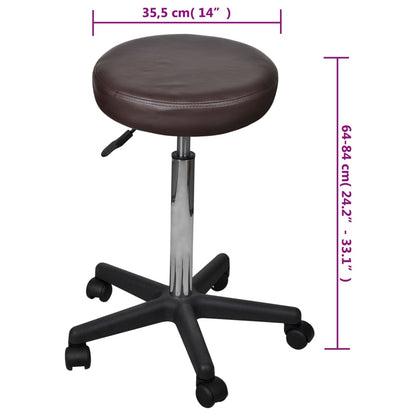 Office stool brown