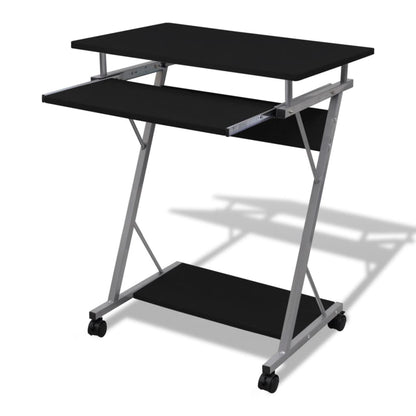 Student computer desk 60 x 40 x 74 cm (black)