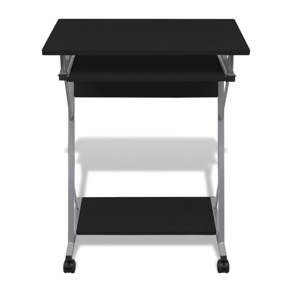 Student computer desk 60 x 40 x 74 cm (black)