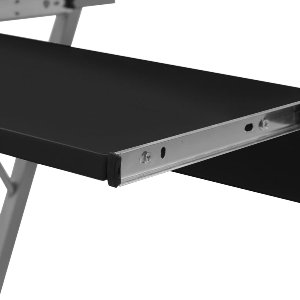 Student computer desk 60 x 40 x 74 cm (black)