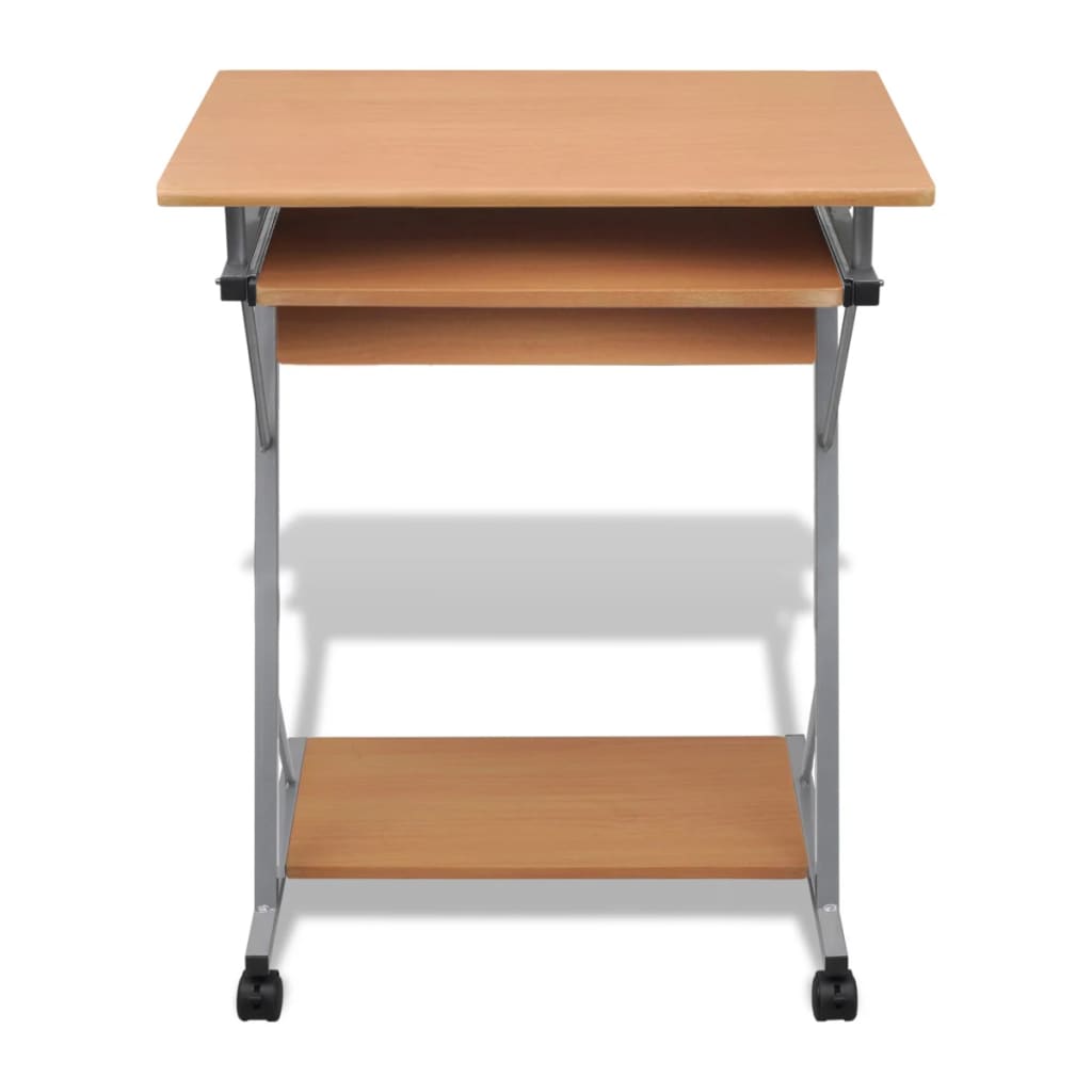 Student computer desk 60 x 40 x 74 cm (brown)