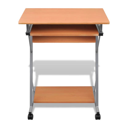 Student computer desk 60 x 40 x 74 cm (brown)