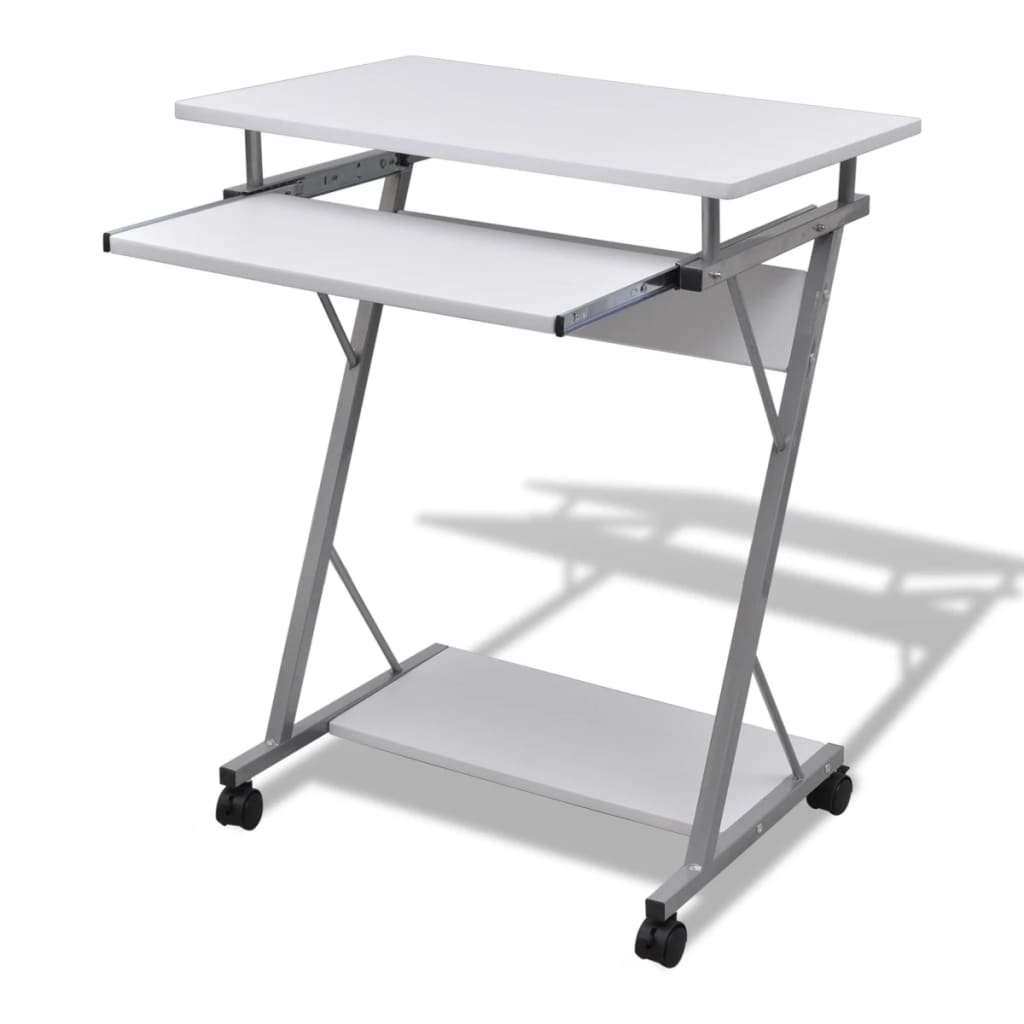 Student computer desk 60 x 40 x 74 cm (white)