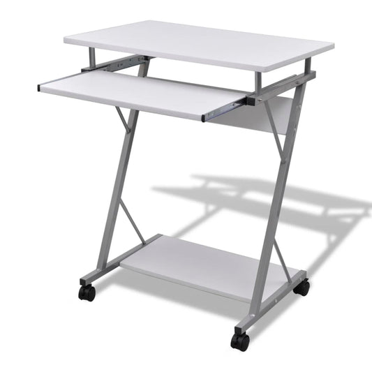 Student computer desk 60 x 40 x 74 cm (white)