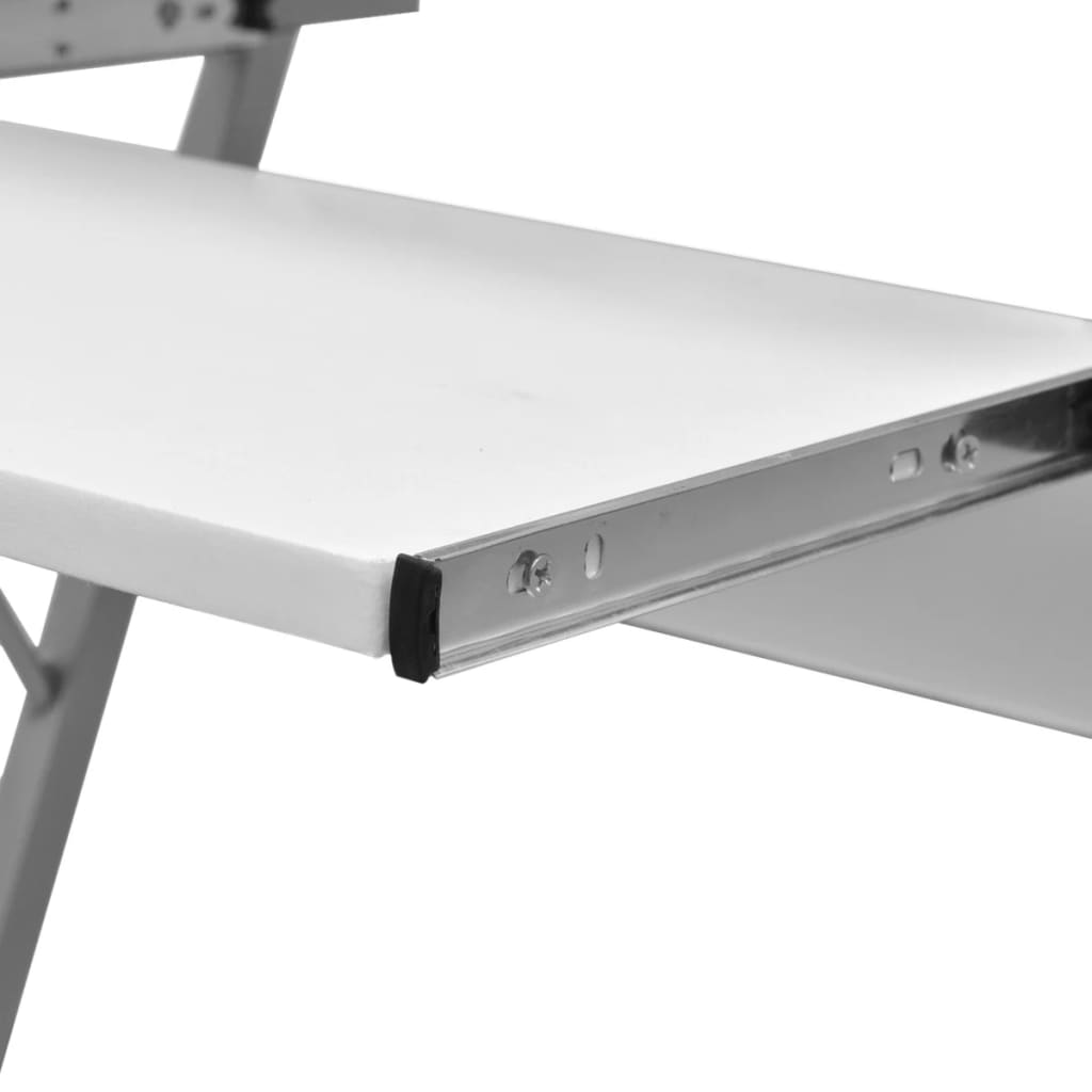 Student computer desk 60 x 40 x 74 cm (white)