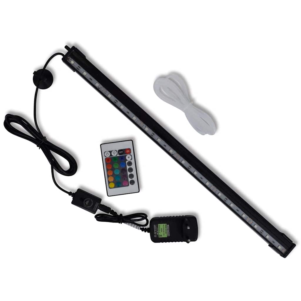 LED aquarium light with bubbles RGB 48 cm