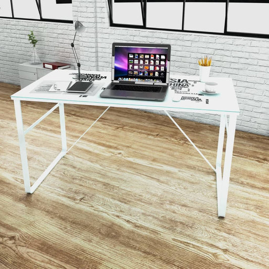 Desk with world map print (rectangular)