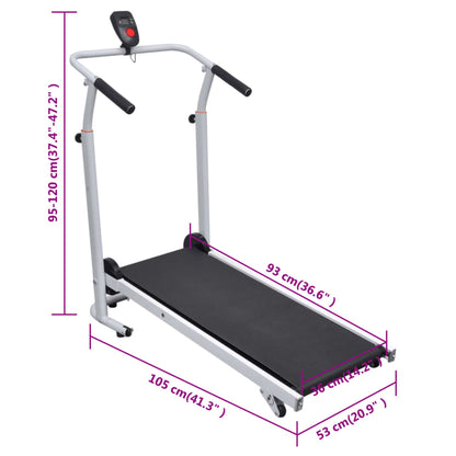 Mini treadmill foldable