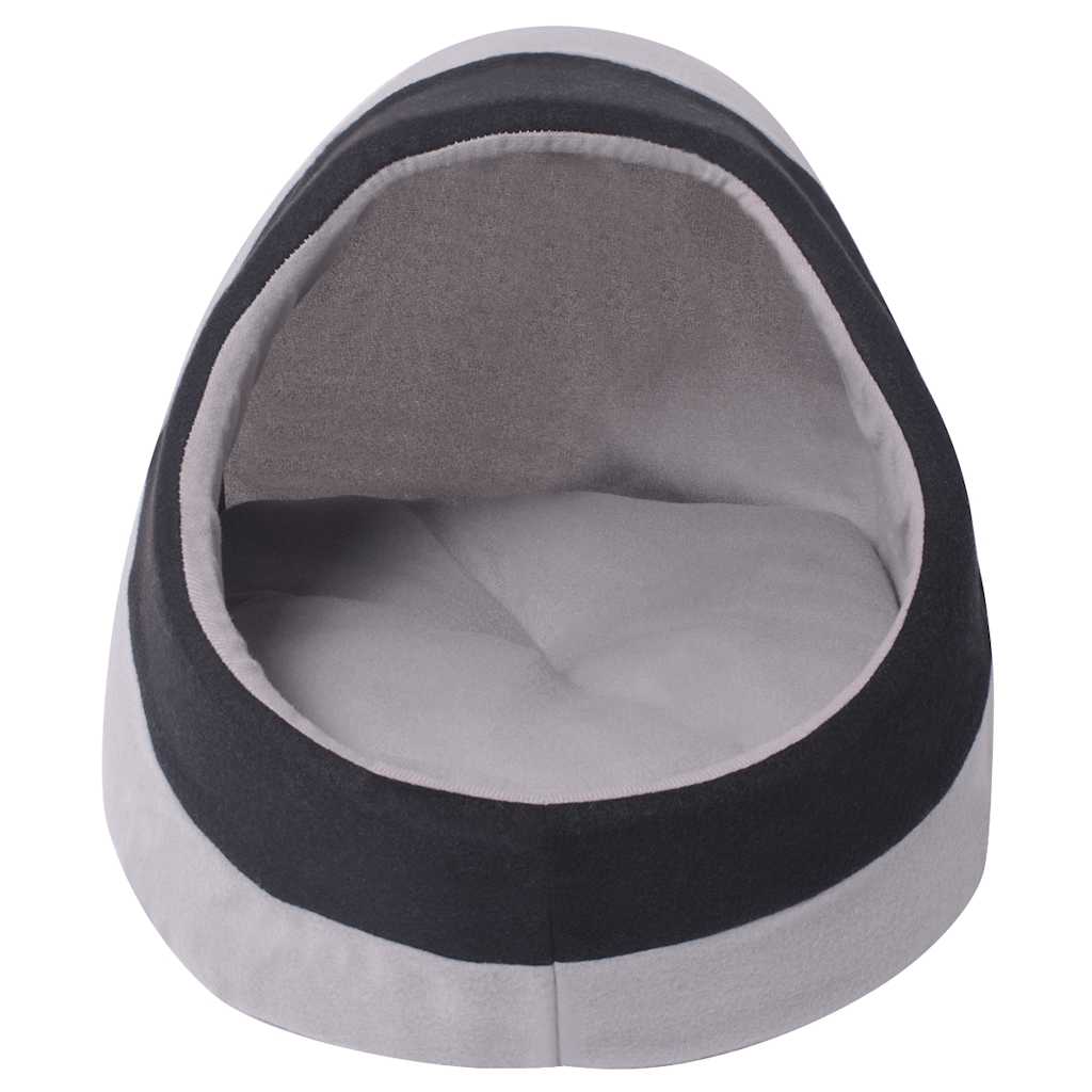 Cat basket L grey and black