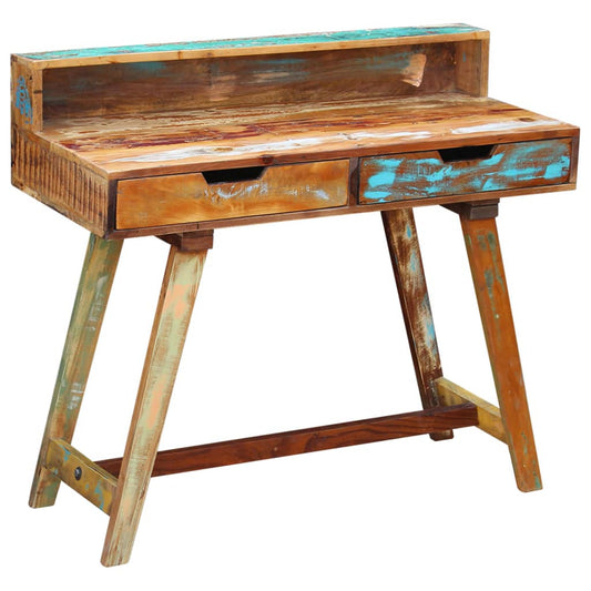 Bureau massief gerecycled hout