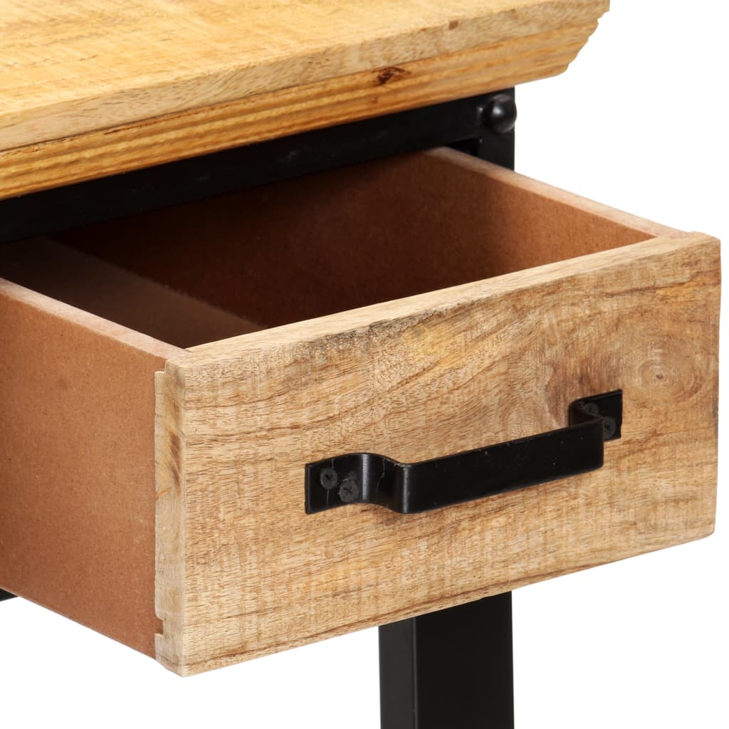 Schrijftafel 110x50x76 cm massief mangohout