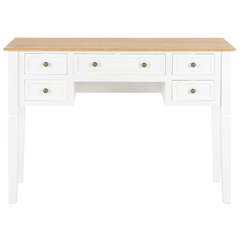 Writing desk 109.5x45x77.5 cm wood white