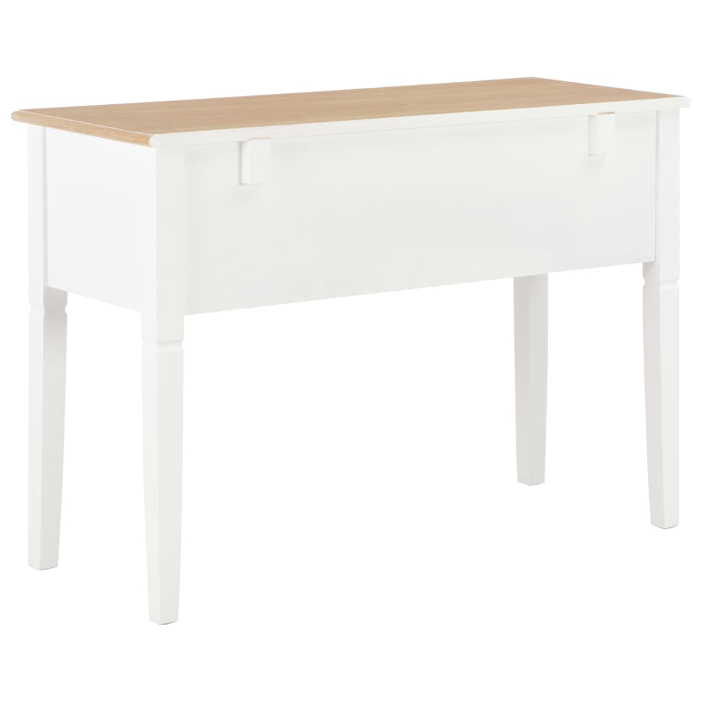 Writing desk 109.5x45x77.5 cm wood white
