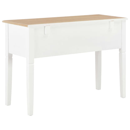 Writing desk 109.5x45x77.5 cm wood white