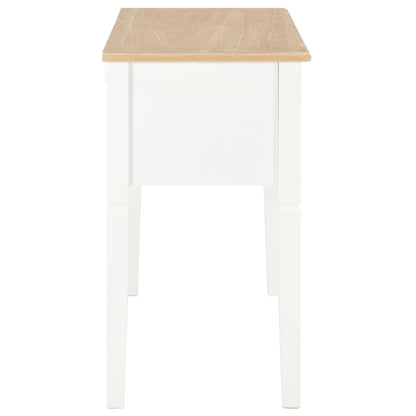 Writing desk 109.5x45x77.5 cm wood white