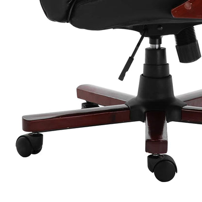 Kantoorstoel kunstleer zwart