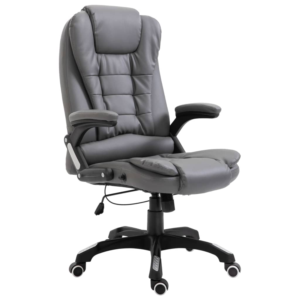 Office chair artificial leather anthracite