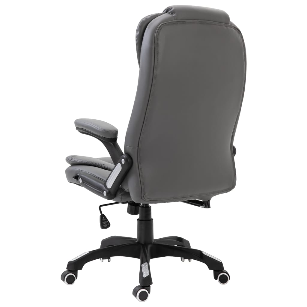 Office chair artificial leather anthracite