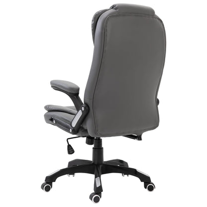 Office chair artificial leather anthracite