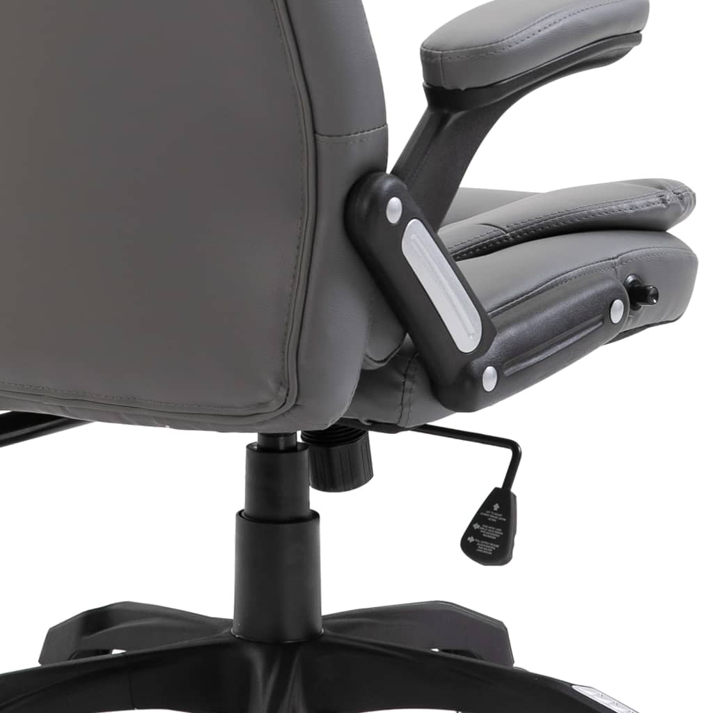 Office chair artificial leather anthracite