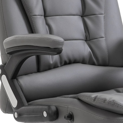 Office chair artificial leather anthracite