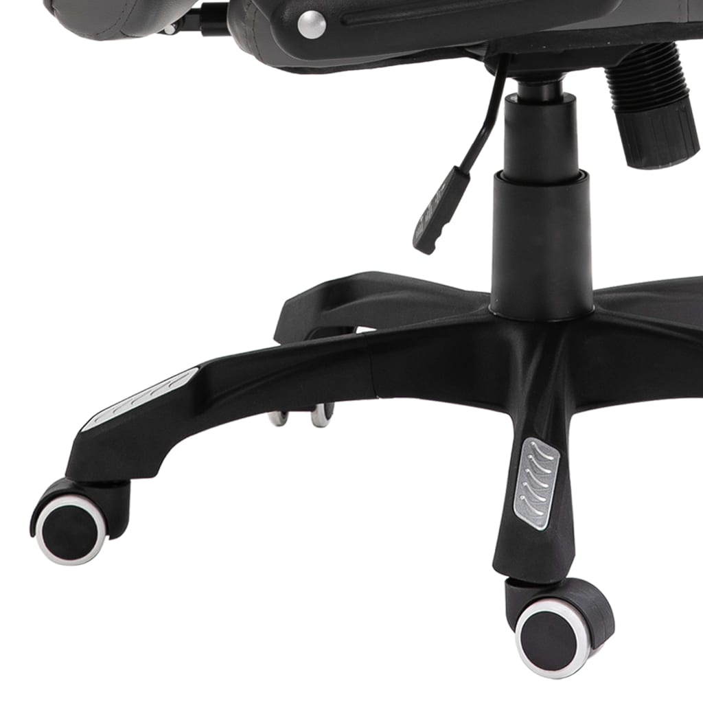 Office chair artificial leather anthracite