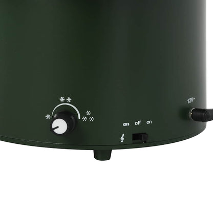 Kerstboom sneeuwend met paraplubasis 75 cm groen