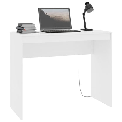 Desk 90x40x72 cm processed wood white