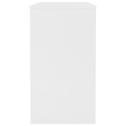 Desk 90x40x72 cm processed wood white