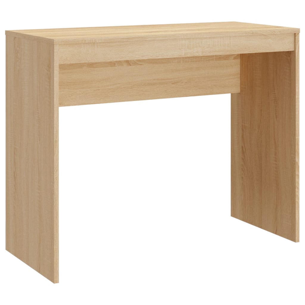 Bureau 90x40x72 cm bewerkt hout sonoma eikenkleurig