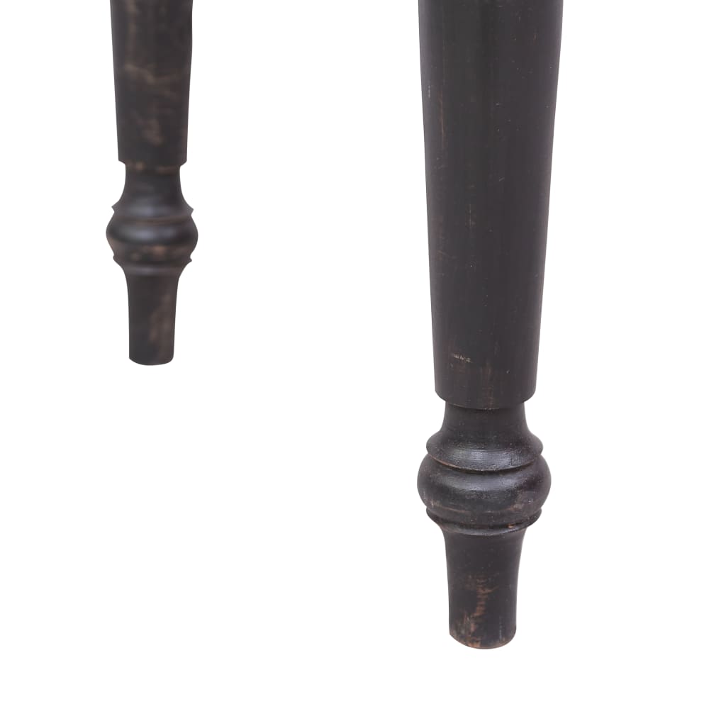 Bureau met 3 lades 117x57x75 cm massief mahoniehout