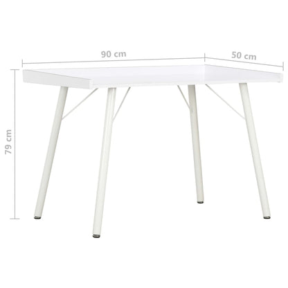 Desk 90x50x79 cm white