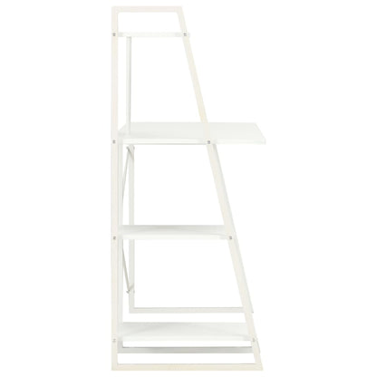 Desk with shelves 102x50x117 cm white