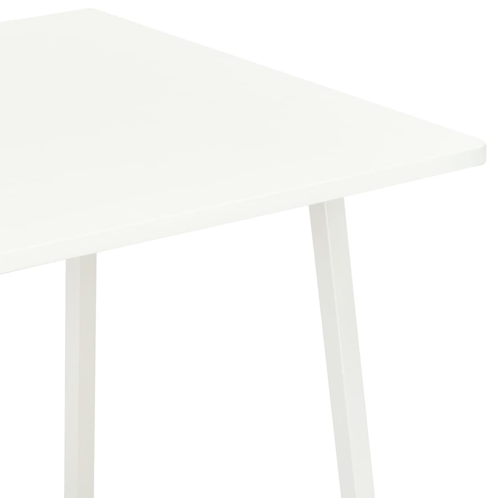 Desk with shelves 102x50x117 cm white