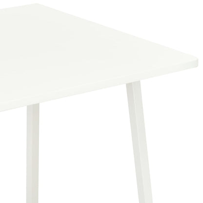 Desk with shelves 102x50x117 cm white